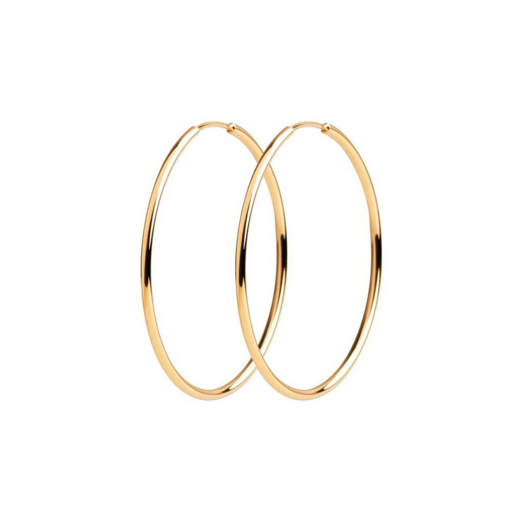 Burren - Small Hoop Earrings -  Gold