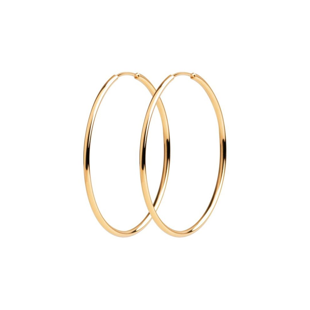 Burren - Small Hoop Earrings -  Gold