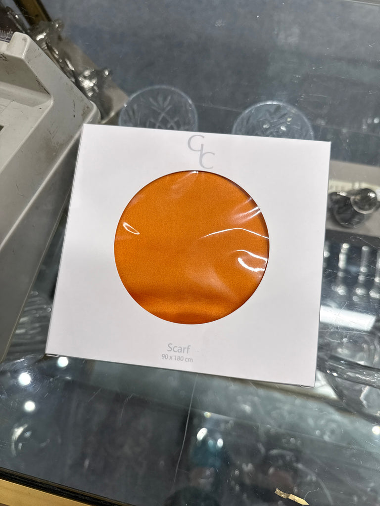 Galway - orange scarf