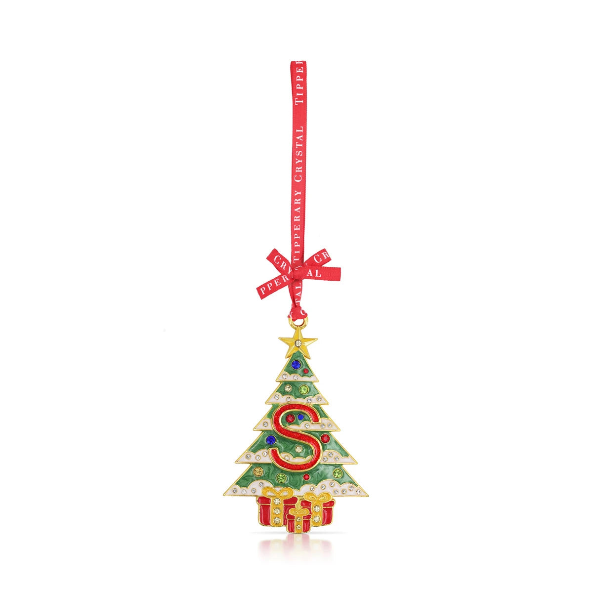 Tipperary Alphabet Christmas Tree Decoration - S