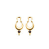Burren “Dark Tide Drop Earrings” – Gold
