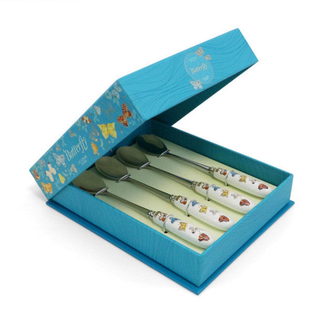 Butterfly Dessert Spoon Set — Set of 4