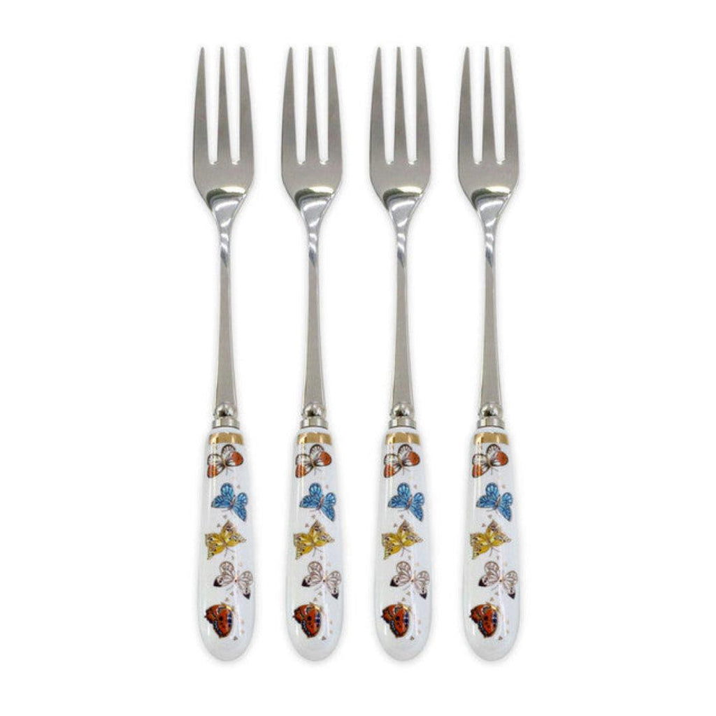 Butterfly Pastry Fork Set — Set of 4