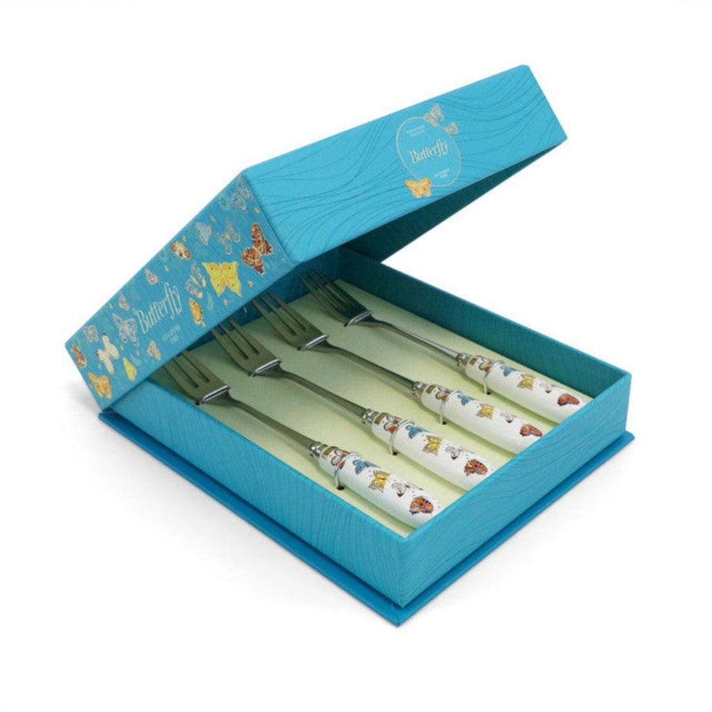 Butterfly Pastry Fork Set — Set of 4