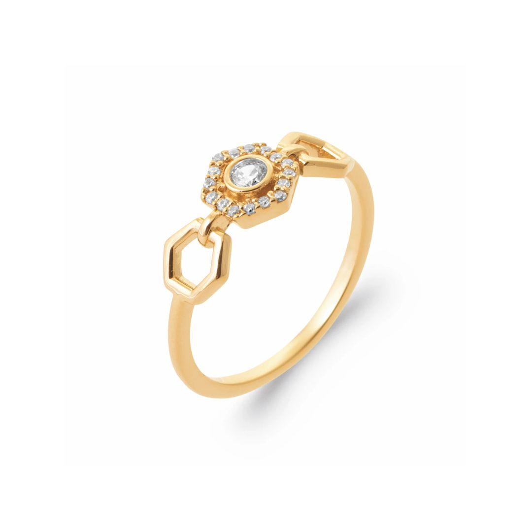 Burren "Milestone Ring" – Gold