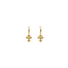 Burren “Celtic Cross Drop Earrings” – Gold