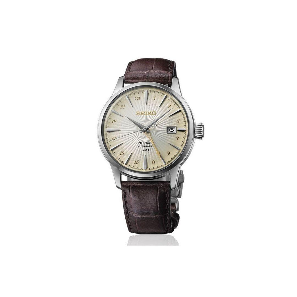Seiko Presage ‘Acacia’ Cocktail Time GMT – Honey Yellow Dial