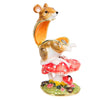 Treasured Trinket – Mouse on Toadstool Trinket Box