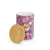 Birdy by Tipperary Crystal – Storage Jar (Goldfinch)