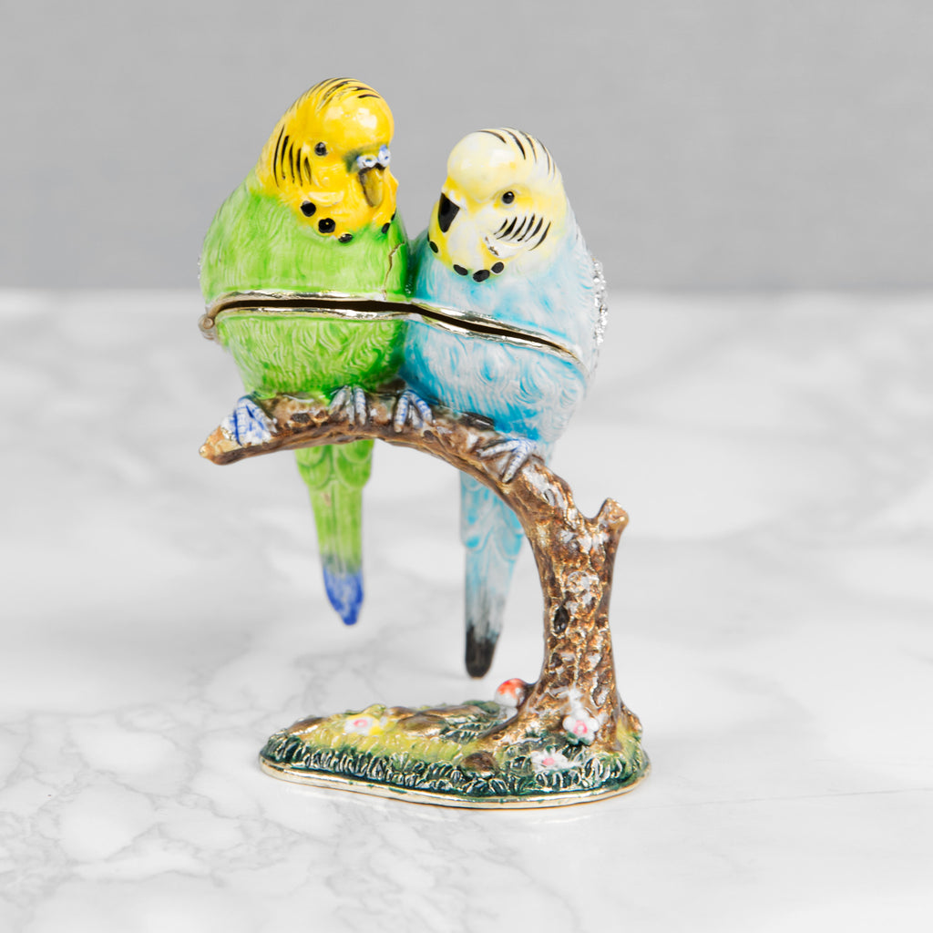 2 Budgerigars Trinket