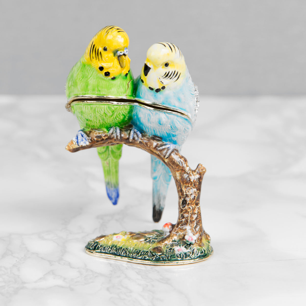 2 Budgerigars Trinket