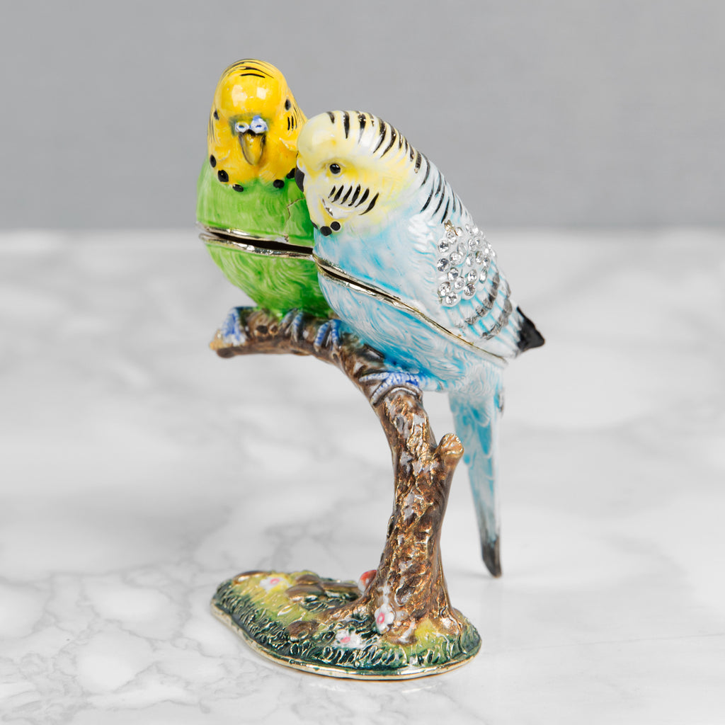 2 Budgerigars Trinket