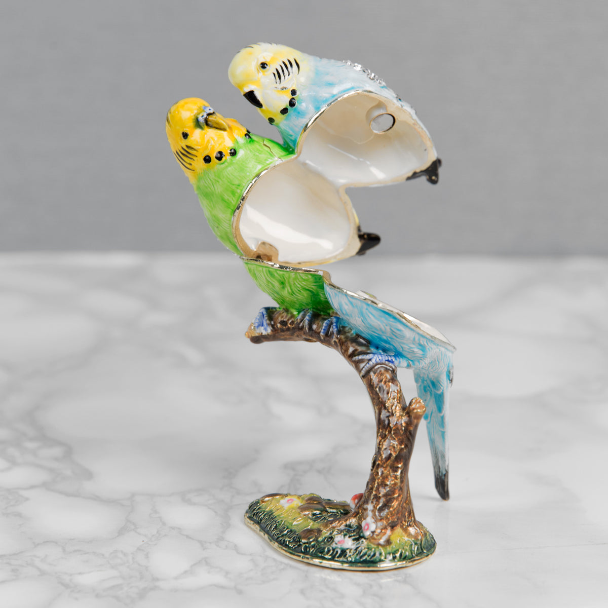 2 Budgerigars Trinket