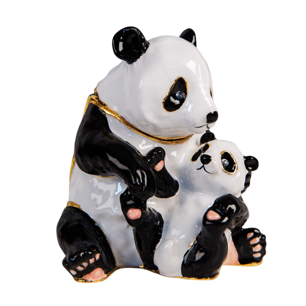 Treasured Trinket Panda & Cub Trinket Box