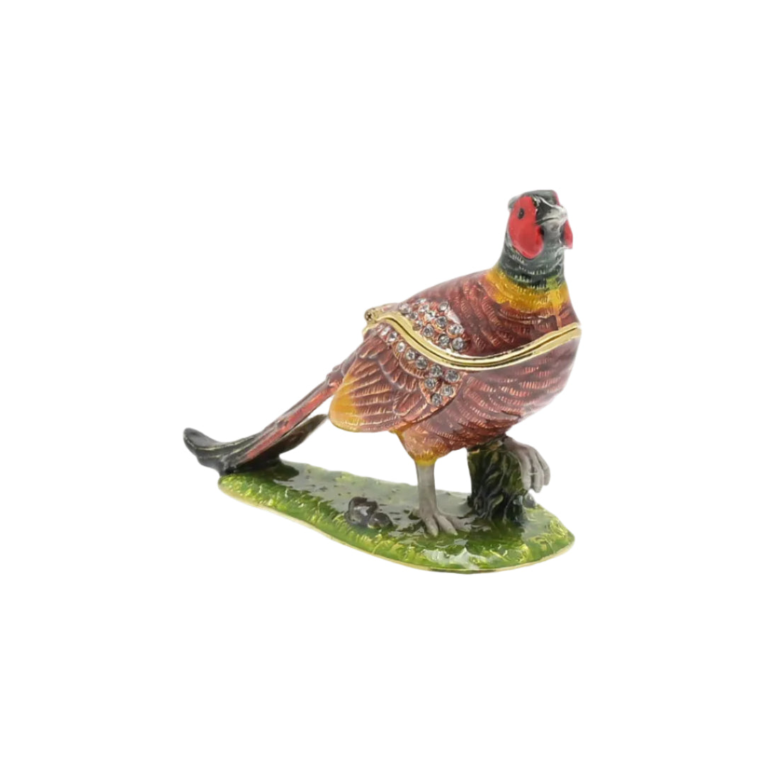 Treasured Trinket – Pheasant Trinket Box
