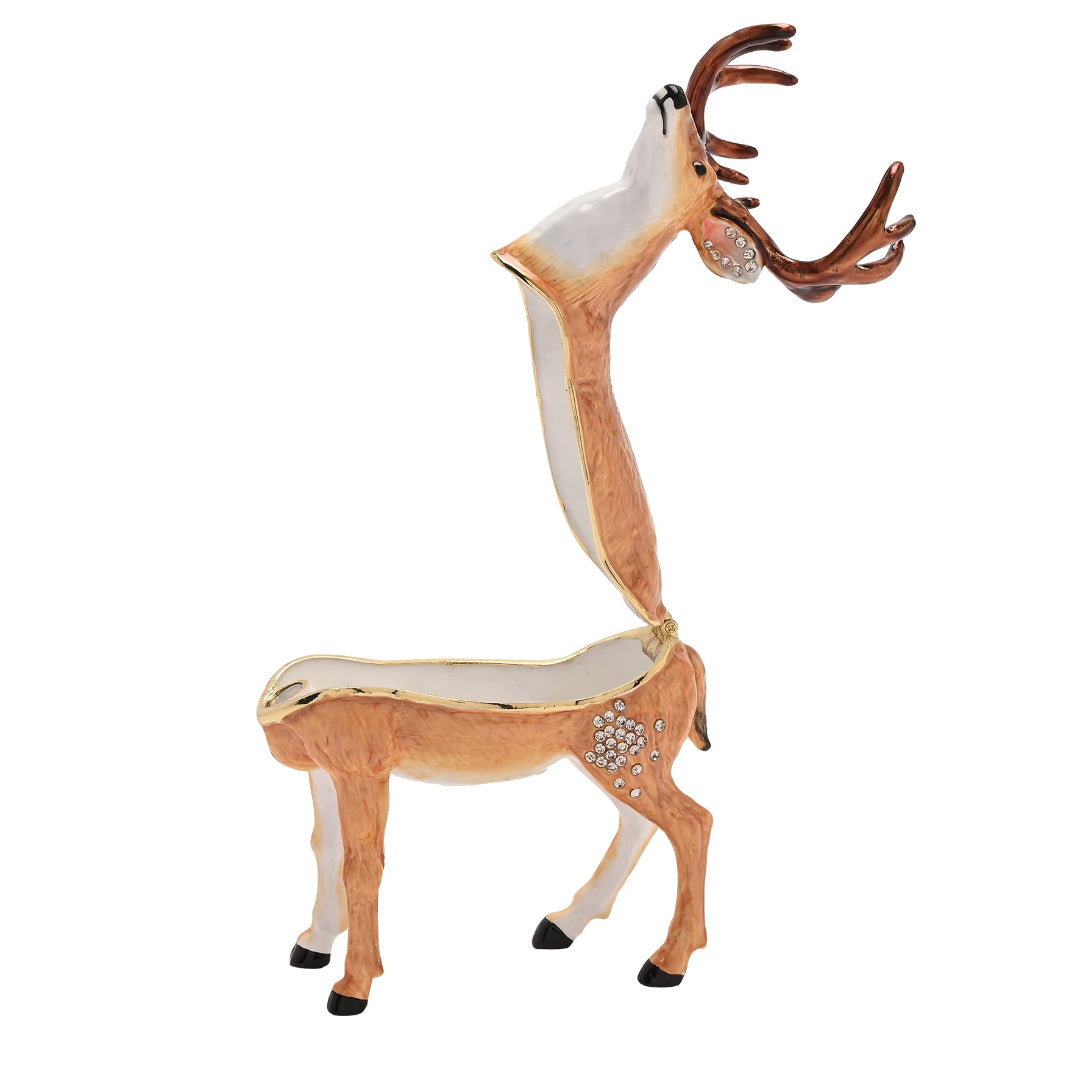 Treasured Trinket – Crystal Stag Trinket Box