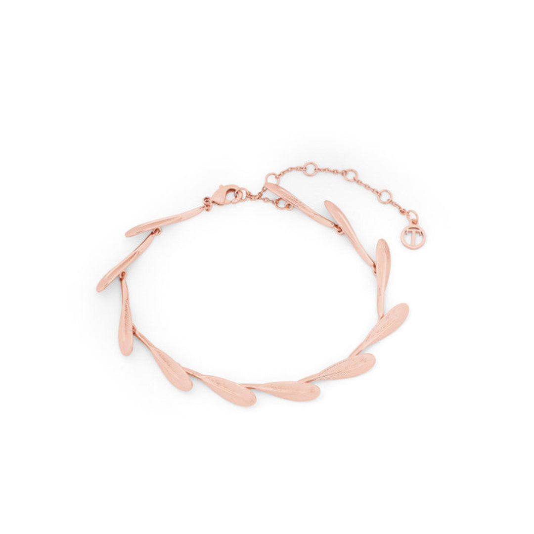 Feather Plumage Bracelet – Rose Gold