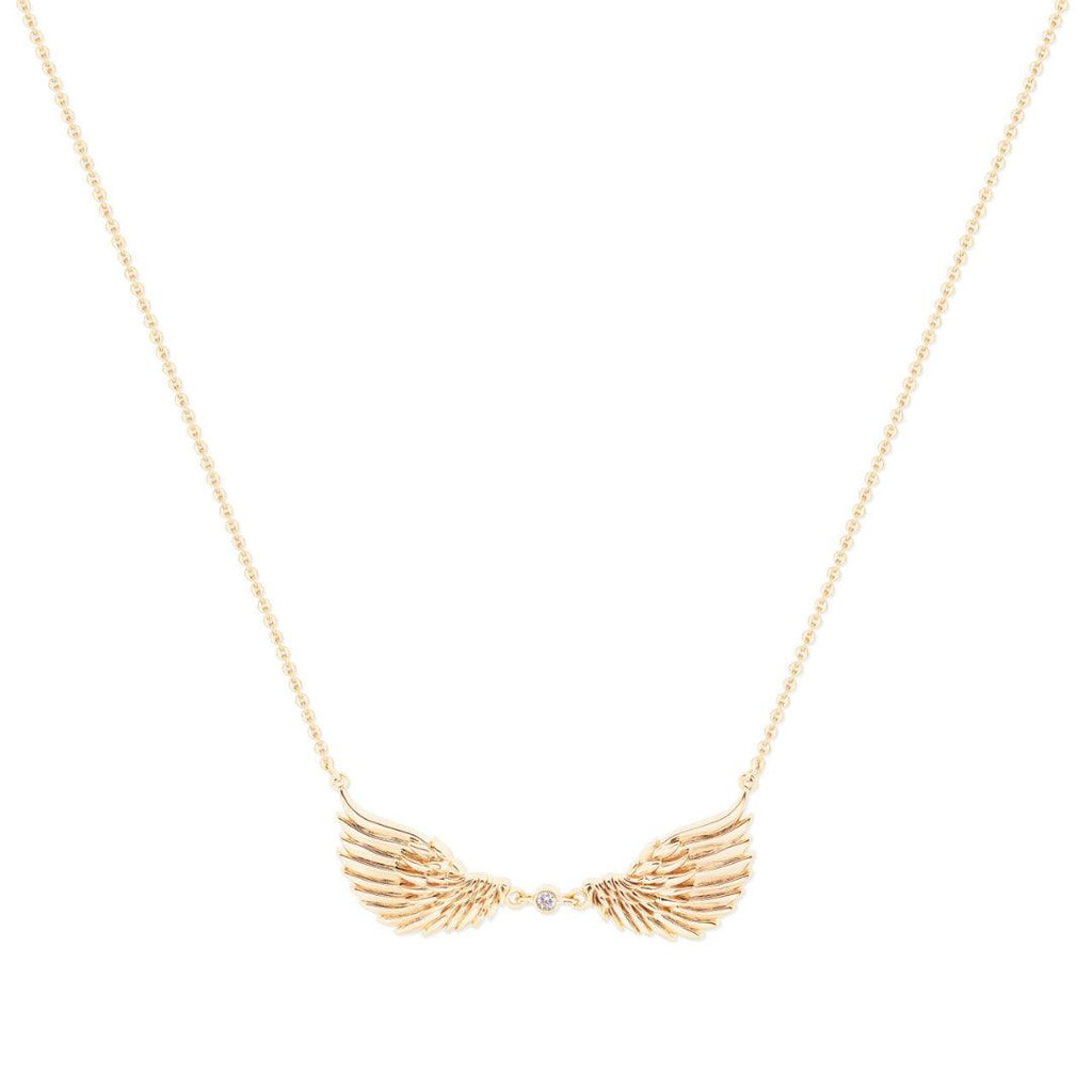 Angel Wings Double Pendant – Gold