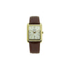 Telstar Gents Classic Gold & Brown Square Dial Watch
