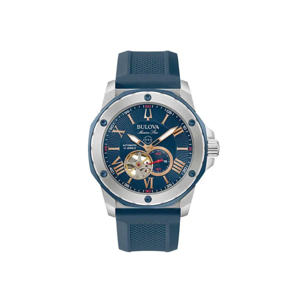 Bulova Marine Star Automatic – Blue Dial & Stainless Steel Case