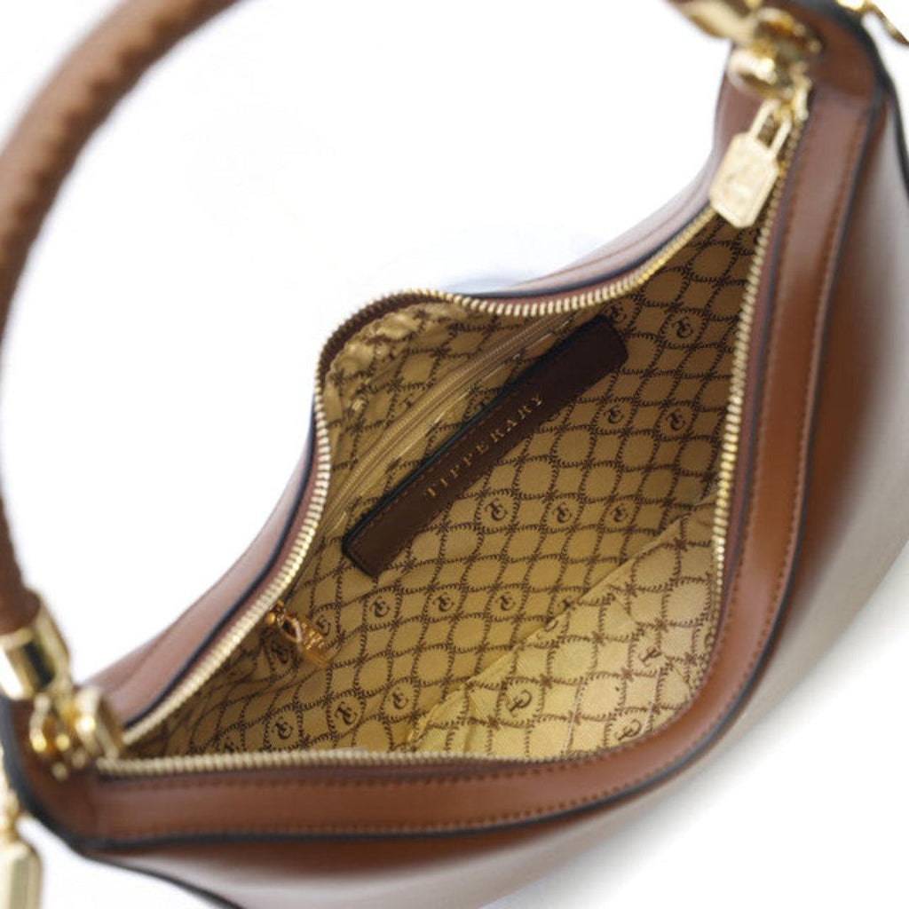 Tipperary Crystal – Moon Bag in Tan