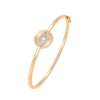 Evil Eye Bangle with CZ - Gold