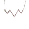 Luna Pulse Sterling Silver Necklace – Silver