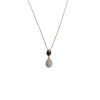 Celeste Sterling Silver Teardrop Pendant – Silver