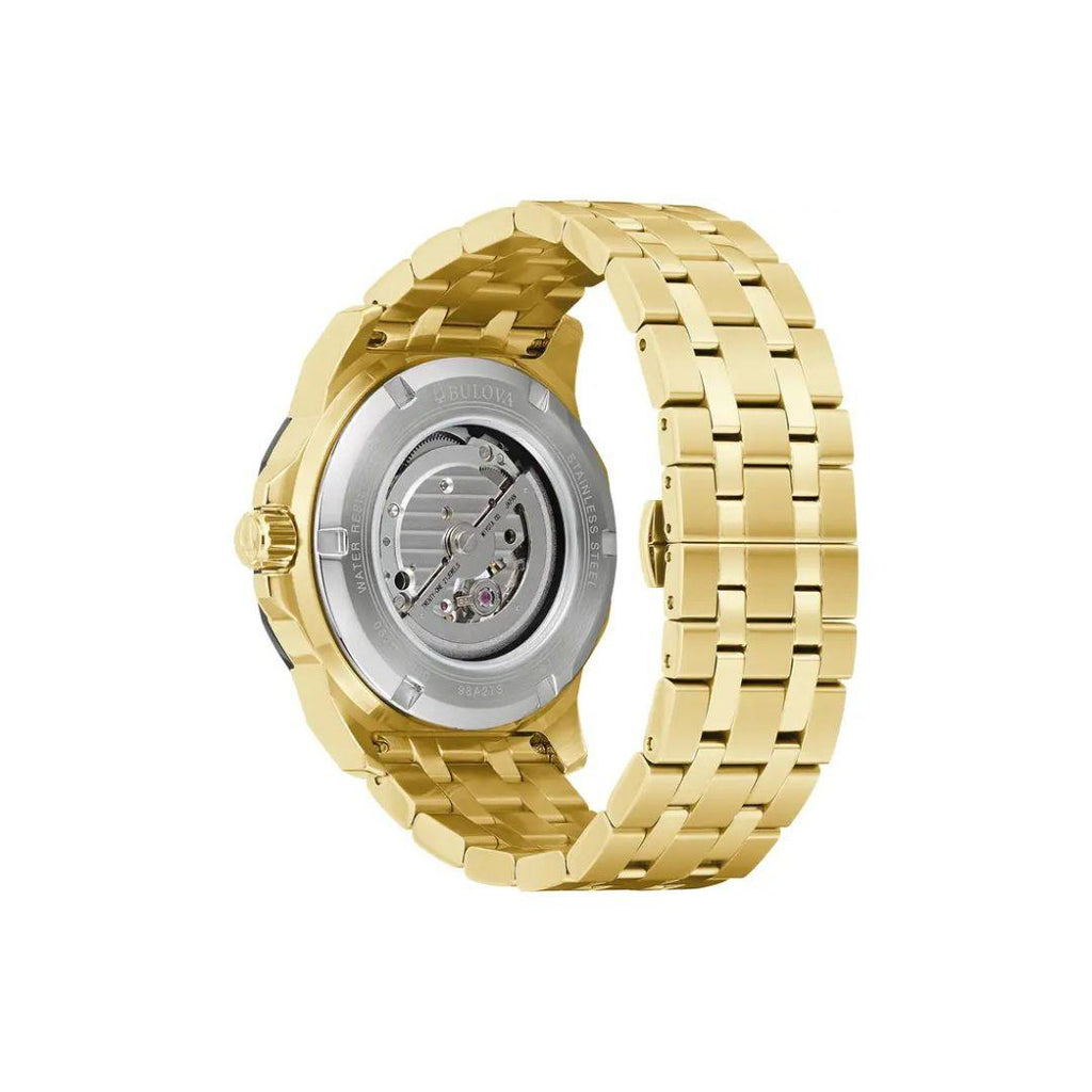 Bulova Marine Star Automatic – Black Dial & Gold-Tone Case
