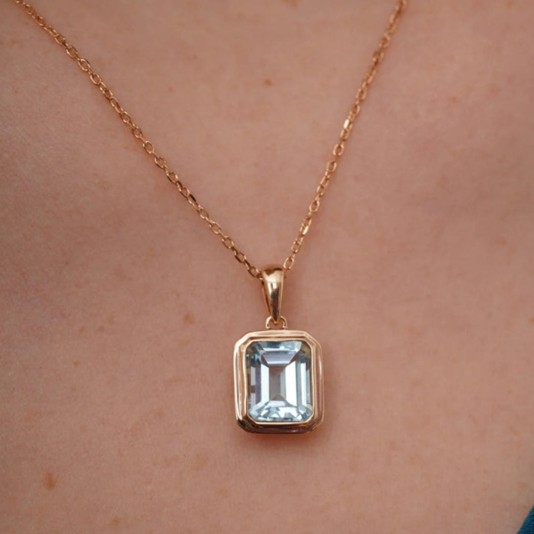 Burren Lagoon Blue  Pendant