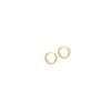 9ct Yellow Gold Diamond‑Cut Creole Earrings
