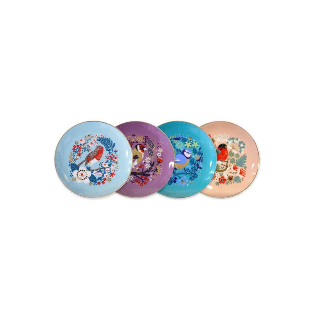 Birdy by Tipperary Crystal – Set of 4 Side Plates