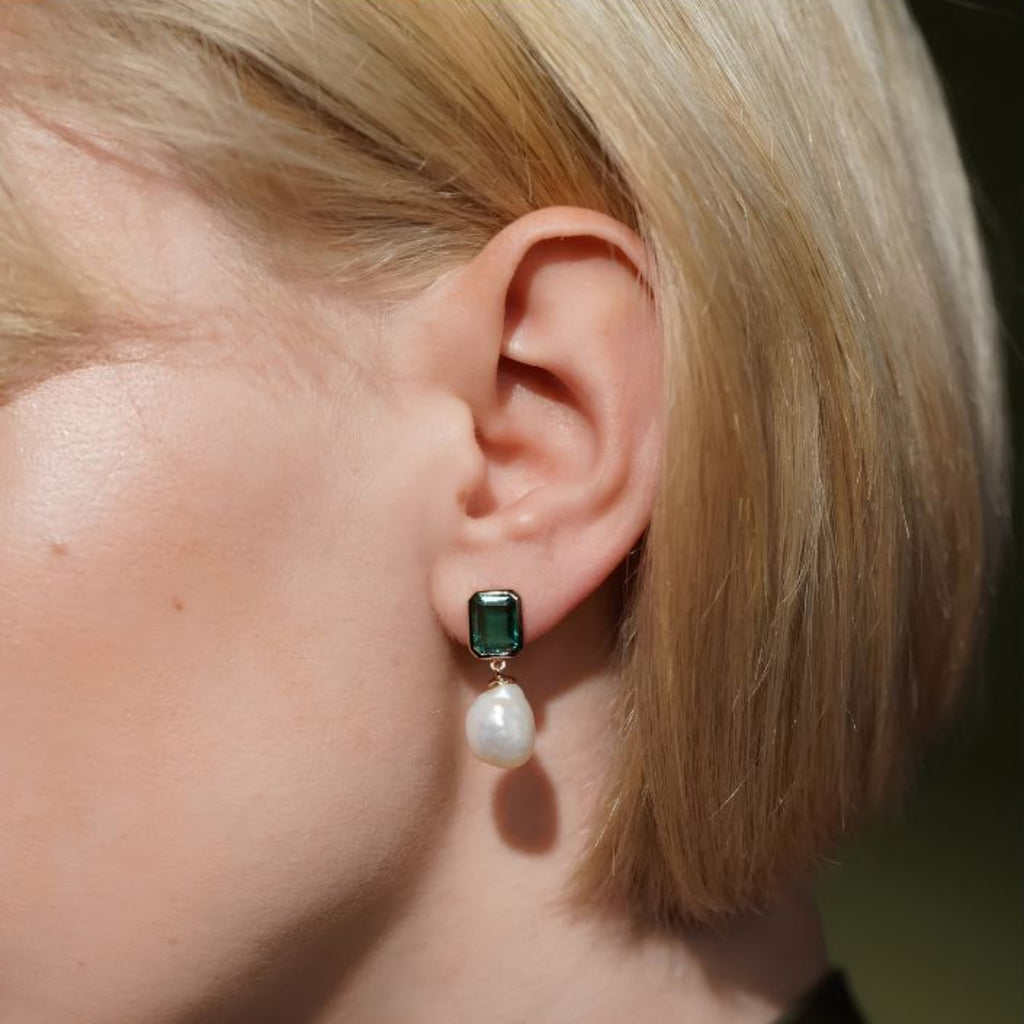 Burren Emerald Isle Drop Earrings