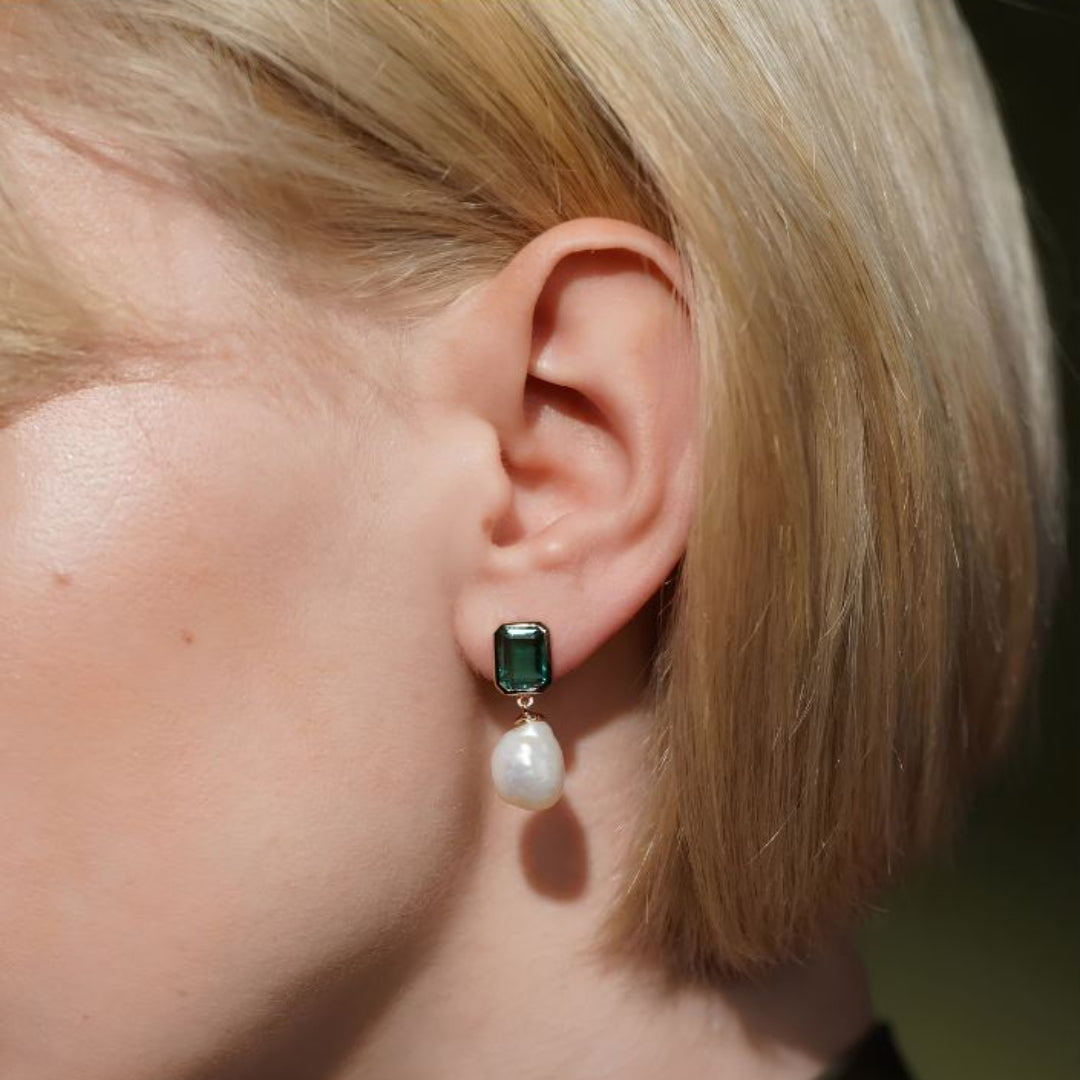 Burren Emerald Isle Drop Earrings