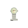 Dalton Silver-Tone Nurses Fob Watch with Pulse Reading Dial