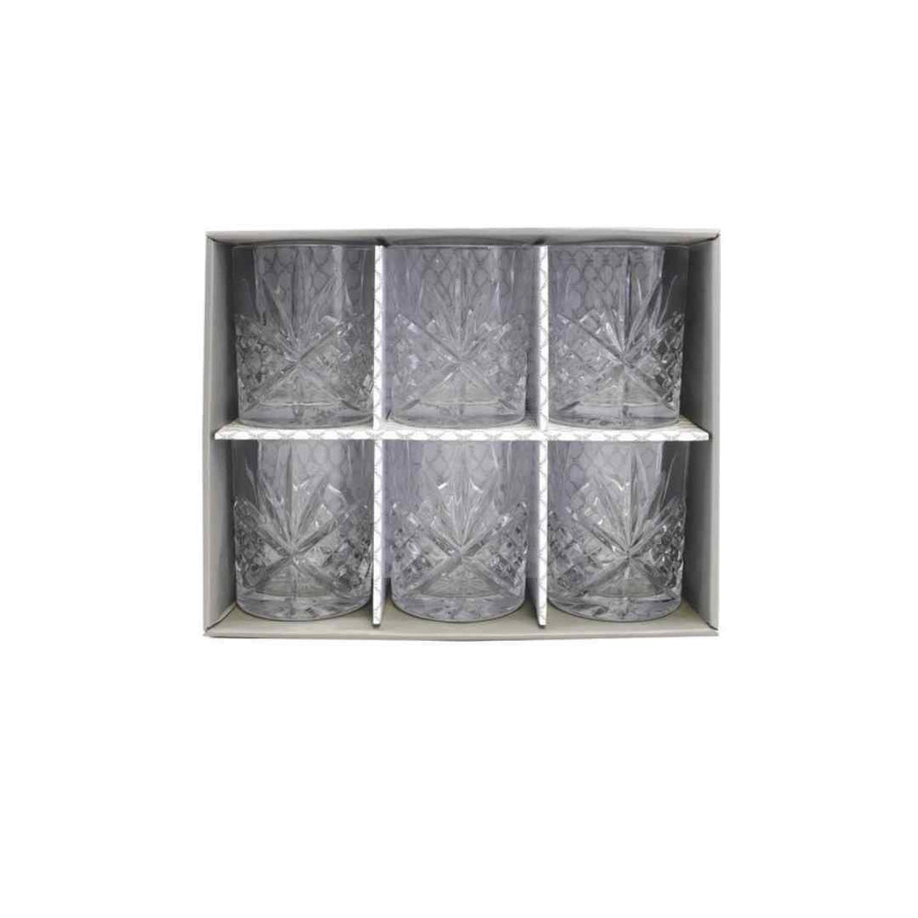 Tipperary Crystal Belvedere Whiskey Glass Set — Set of 6