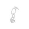 Silver 18mm Handmade Fancy Twist Chain Bracelet