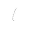 Silver 6.1mm Handmade Two-One Cable Chain Bracelet
