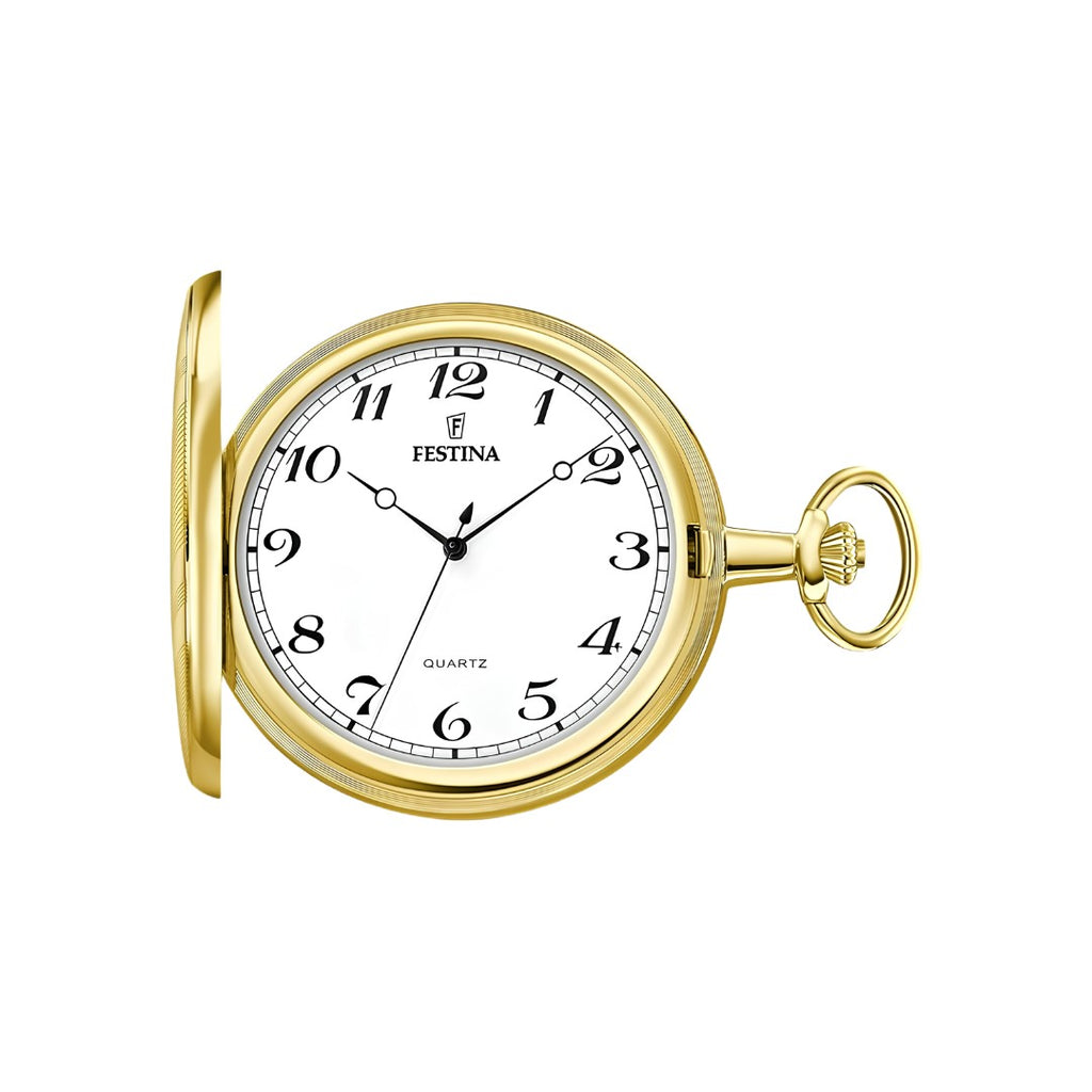 Festina Gold-Tone Pocket Watch