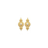 Burren “Stone Circles Earrings” – Gold