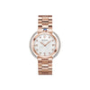 Bulova Rubaiyat Rose Gold Tone with Diamond Accents and Silver White Dial