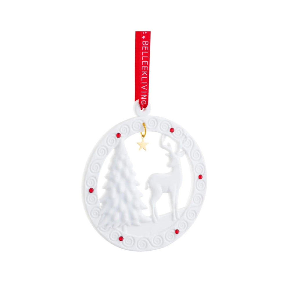 Belleek Reindeer Decoration