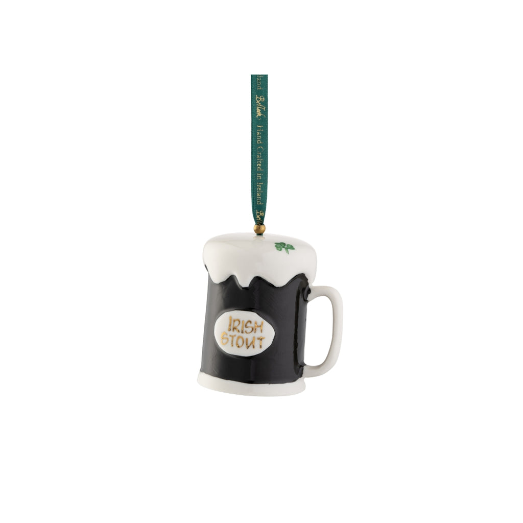 Belleek Classic Stout Tankard Ornament