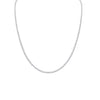 Silver 3mm Rounded Box Belcher Chain