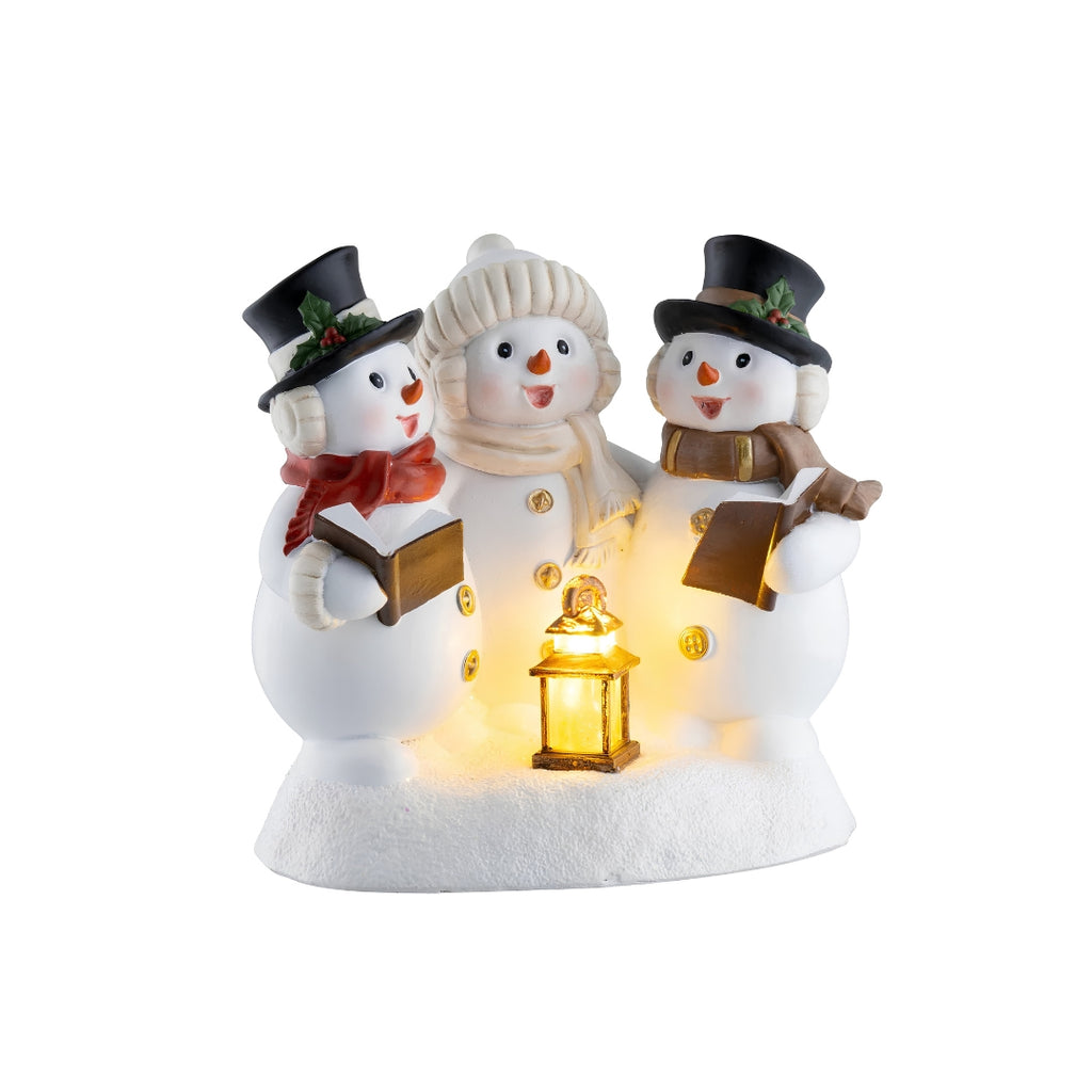 Aynsley Christmas Trio of  snowmen Figurines