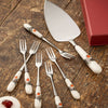 Aynsley Christmas Robin Pastry Set