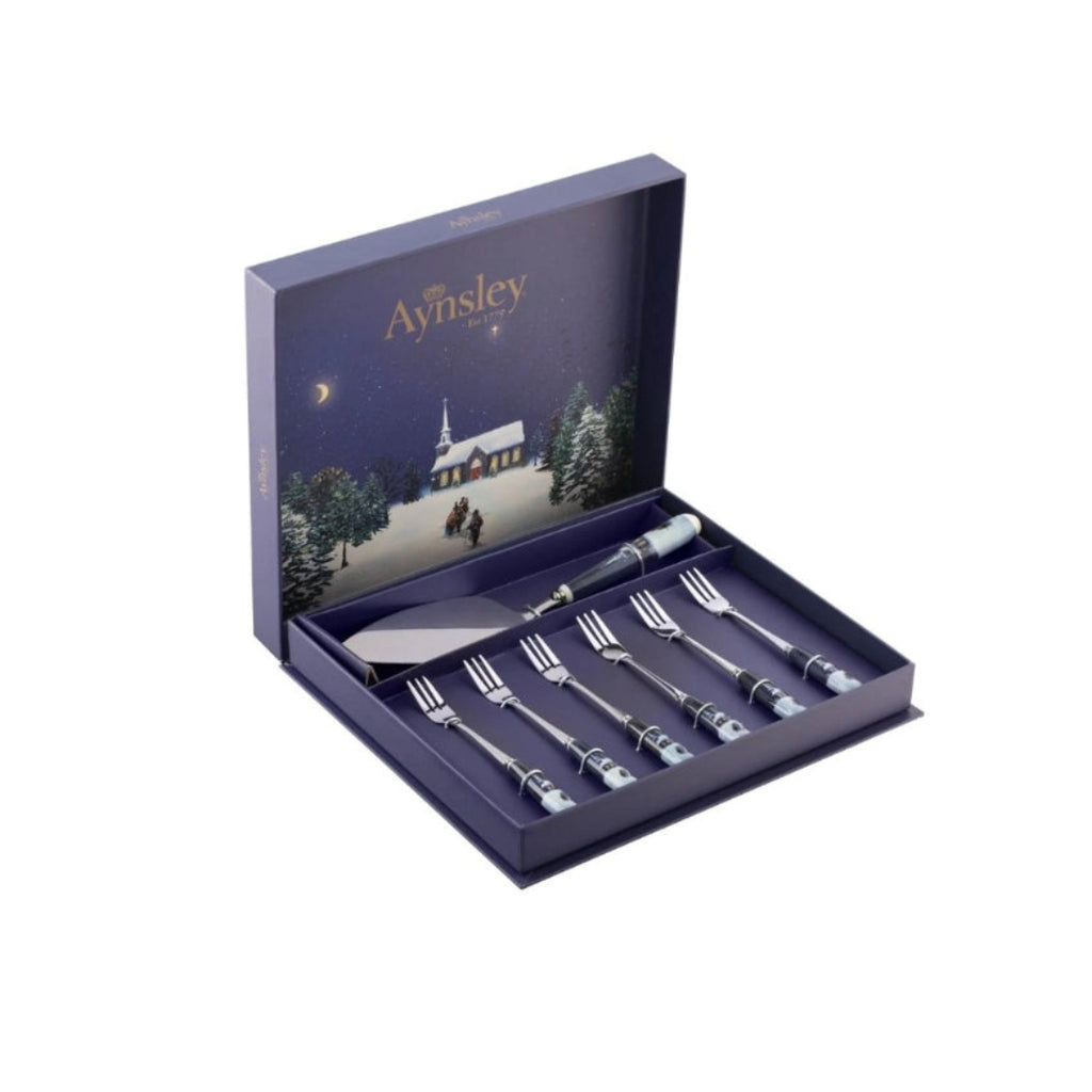 Aynsley Silent Night Pastry Set