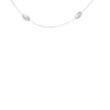 Sterling Silver Diamond Cut Ball & Trace Chain Necklace