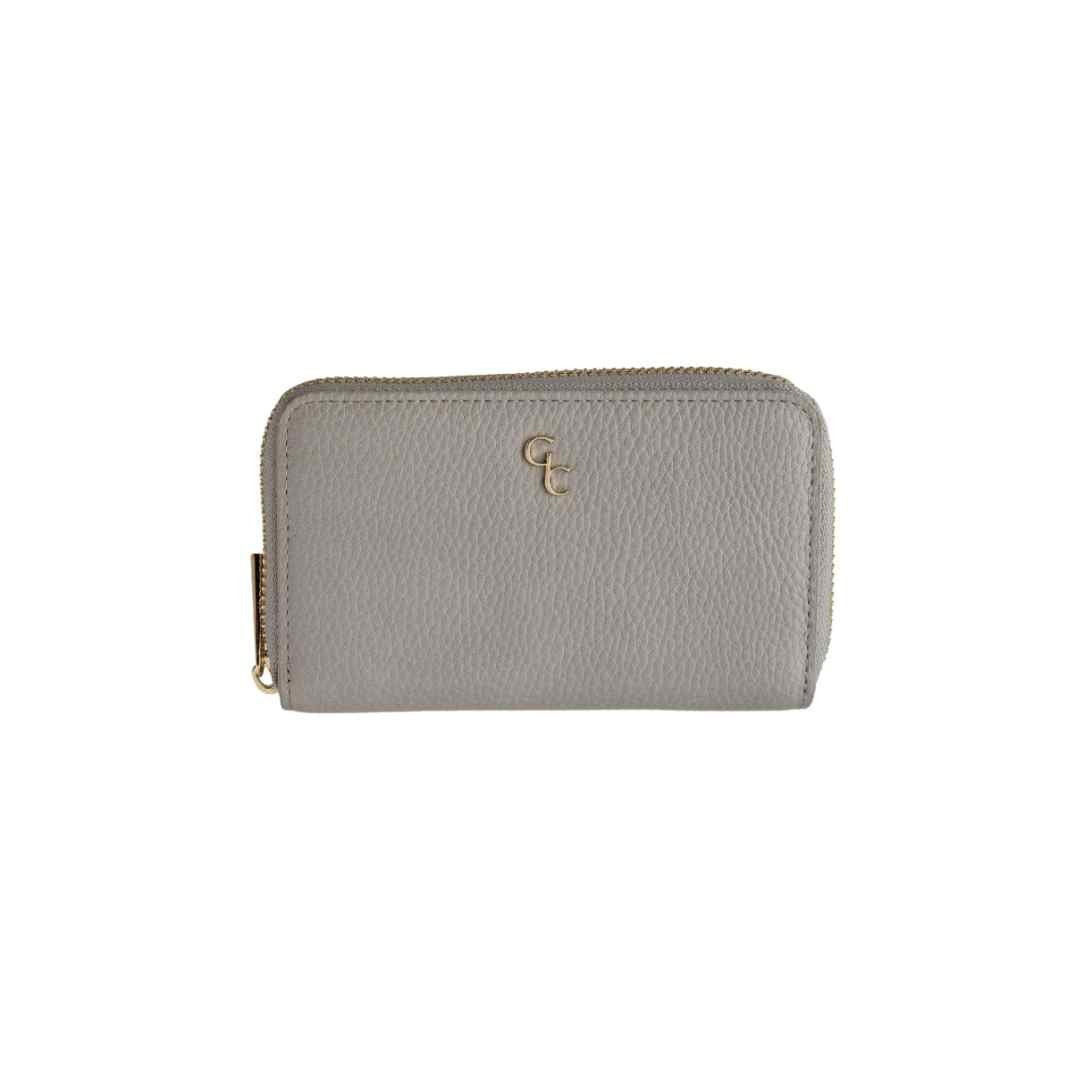 Galway – Zip‑Around Wallet in Grey