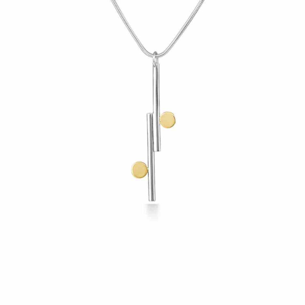 Yvonne Kelly Circle of Hope Pendant – 9ct Gold & Sterling Silver